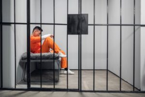 a person in jail seeking bail bonding